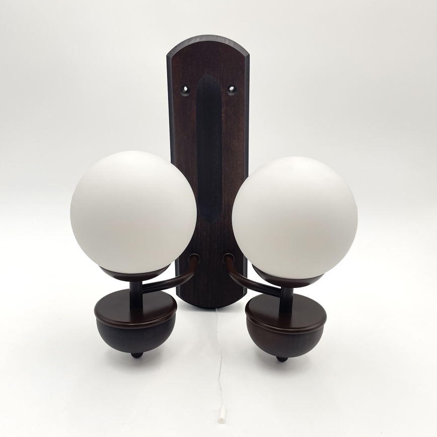 Brilagi - LED Vägglampa COTTAGE 2xG9/40W/230V bok/vit