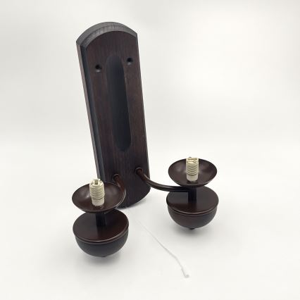 Brilagi - LED Vägglampa COTTAGE 2xG9/40W/230V bok/vit