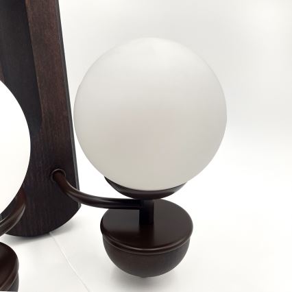 Brilagi - LED Vägglampa COTTAGE 2xG9/40W/230V bok/vit