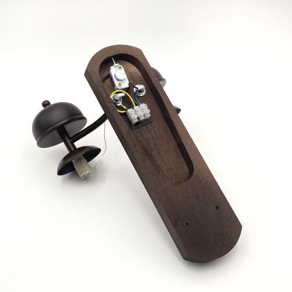 Brilagi - LED Vägglampa COTTAGE 2xG9/40W/230V bok/vit