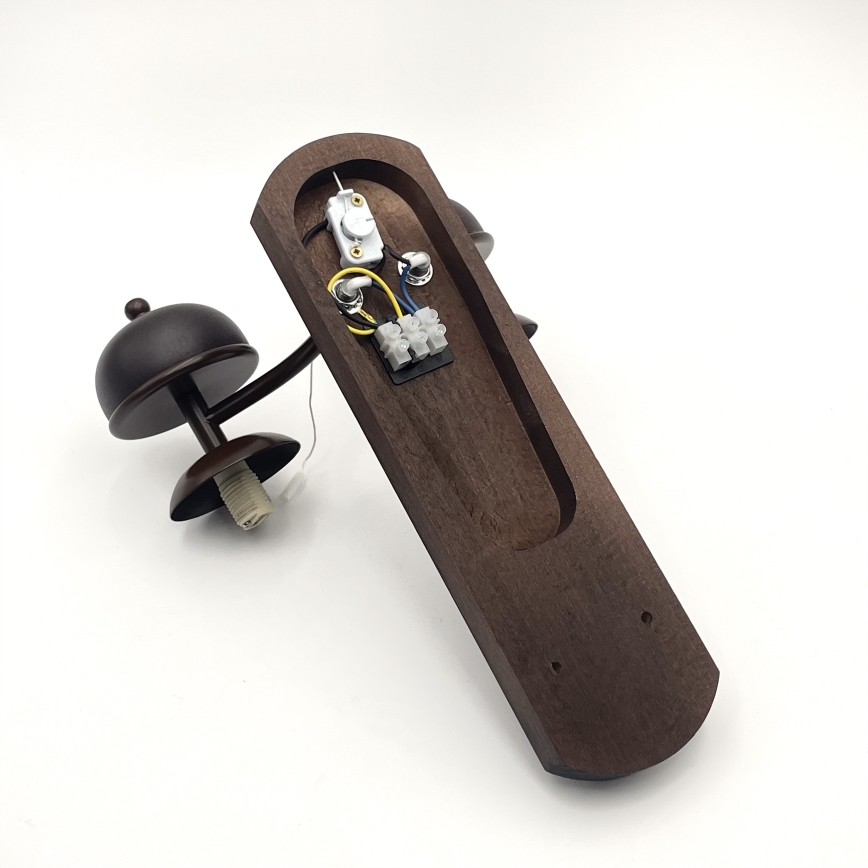 Brilagi - LED Vägglampa COTTAGE 2xG9/40W/230V bok/vit