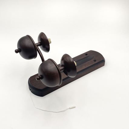 Brilagi - LED Vägglampa COTTAGE 2xG9/40W/230V bok/vit