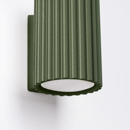 Brilagi - LED-vägglampa CRESTO 1x GU10/10W/230V 10 cm grön