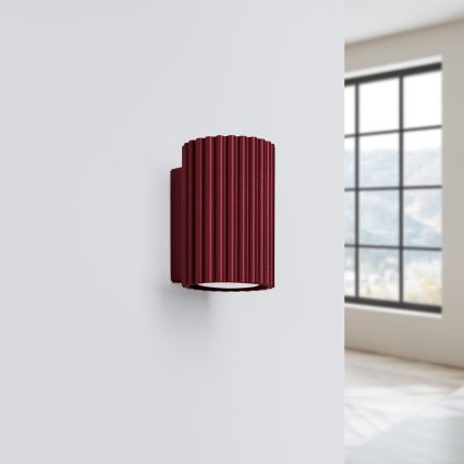 Brilagi - LED-vägglampa CRESTO 1xGU10/10W/230V 10 cm bordeaux
