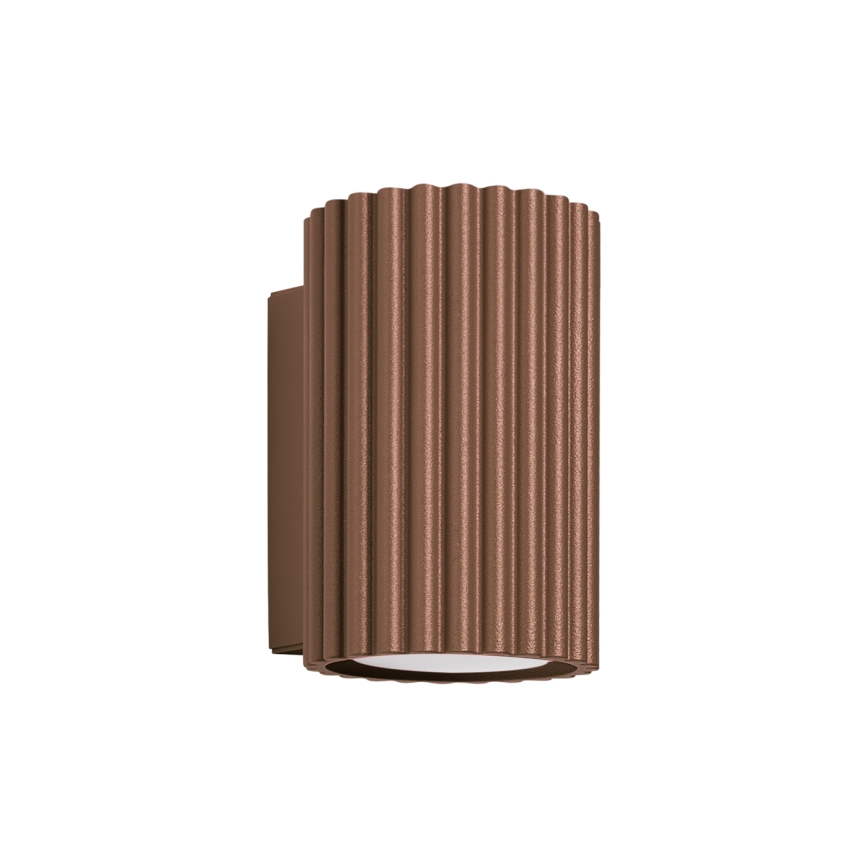 Brilagi - LED-vägglampa CRESTO 1xGU10/10W/230V 10 cm brun