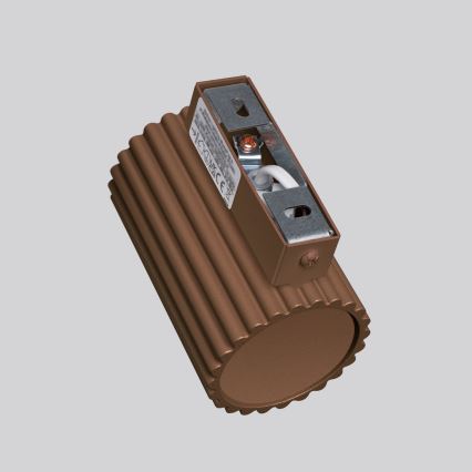 Brilagi - LED-vägglampa CRESTO 1xGU10/10W/230V 10 cm brun