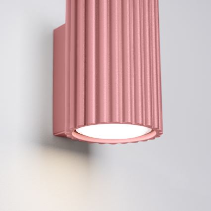 Brilagi - LED vägglampa CRESTO 1xGU10/10W/230V 10 cm rosa