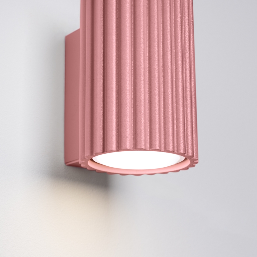 Brilagi - LED vägglampa CRESTO 1xGU10/10W/230V 10 cm rosa