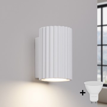 Brilagi - LED-vägglampa CRESTO 1xGU10/10W/230V 10 cm vit