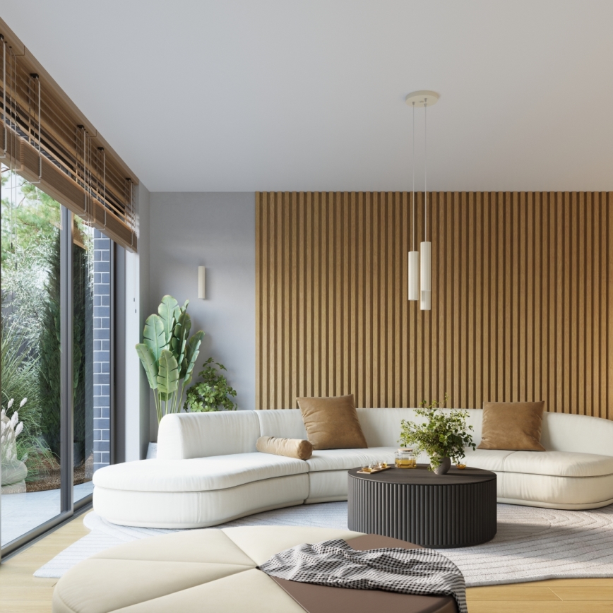 Brilagi - LED-vägglampa CRESTO 2xGU10/10W/230V 20 cm krämvit