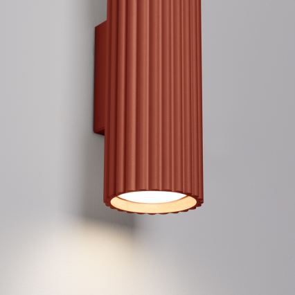 BRILAGI - LED vägglampa CRESTO 2xGU10/10W/230V 20 cm orange