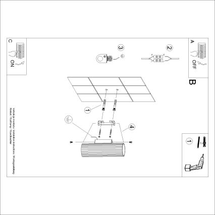 Brilagi - LED-vägglampa CRESTO 2xGU10/10W/230V 20 cm röd