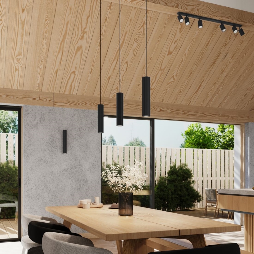 Brilagi - LED-vägglampa CRESTO 2xGU10/10W/230V 20 cm svart