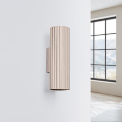 Brilagi - LED vägglampa CRESTO 2xGU10/10W/230V 20 cm taupe