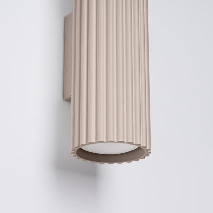 Brilagi - LED vägglampa CRESTO 2xGU10/10W/230V 20 cm taupe