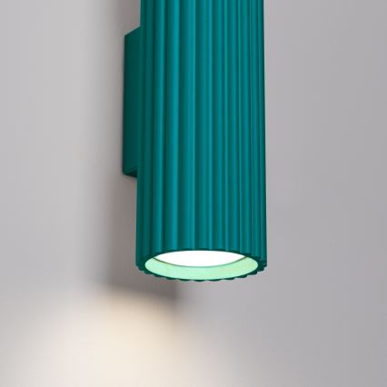 Brilagi - LED vägglampa CRESTO 2xGU10/10W/230V 20 cm turkos