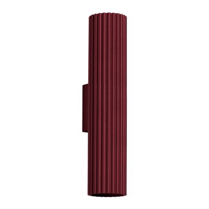 Brilagi - LED vägglampa CRESTO 2xGU10/10W/230V 30 cm bordeaux