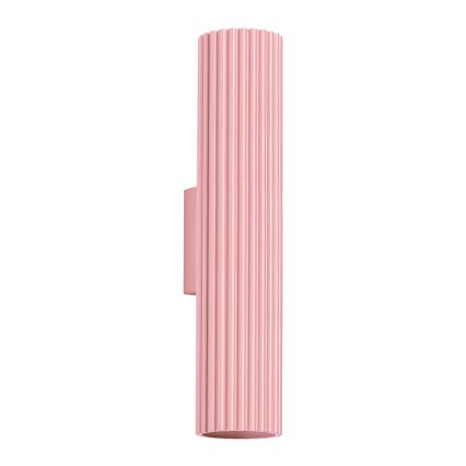 Brilagi - LED vägglampa CRESTO 2xGU10/10W/230V 30 cm rosa