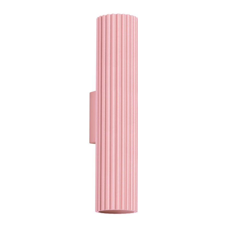Brilagi - LED vägglampa CRESTO 2xGU10/10W/230V 30 cm rosa
