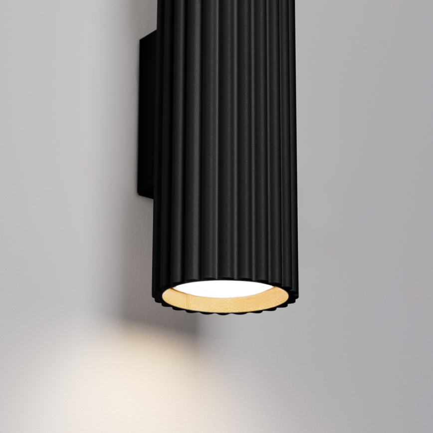 Brilagi - LED-vägglampa CRESTO 2xGU10/10W/230V 30 cm svart