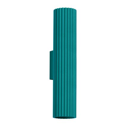 BRILAGI - LED-vägglampa CRESTO 2xGU10/10W/230V 30 cm turkos