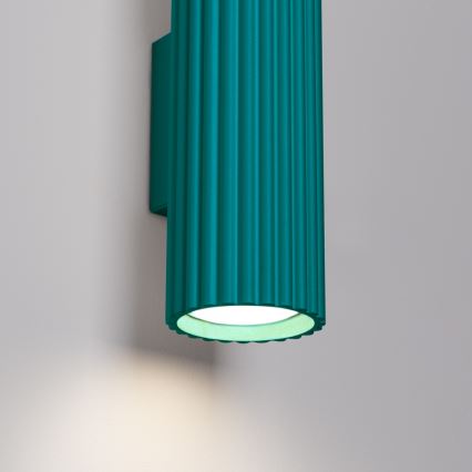 BRILAGI - LED-vägglampa CRESTO 2xGU10/10W/230V 30 cm turkos