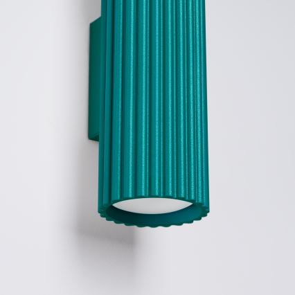 BRILAGI - LED-vägglampa CRESTO 2xGU10/10W/230V 30 cm turkos