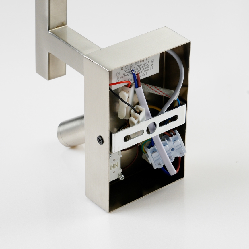 Brilagi - LED vägglampa DEYA 1xE14/40W/230V + LED/3W vit/matt krom