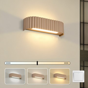 BRILAGI - LED vägglampa FALCON MODERN LED/10W/230V 30 cm 3000/4500/6000K beige