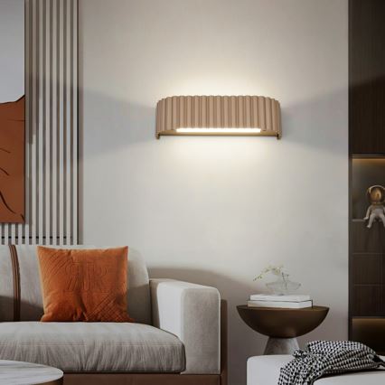 BRILAGI - LED vägglampa FALCON MODERN LED/10W/230V 30 cm 3000/4500/6000K beige