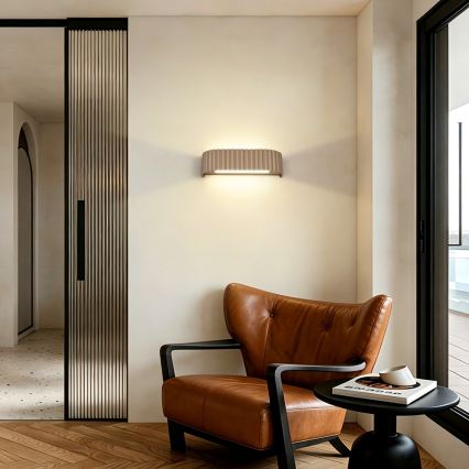 BRILAGI - LED vägglampa FALCON MODERN LED/10W/230V 30 cm 3000/4500/6000K beige