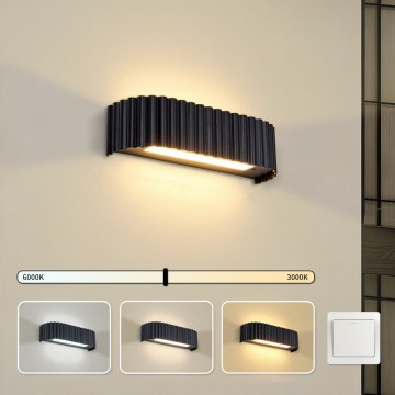 BRILAGI - LED-vägglampa FALCON MODERN LED/10W/230V 30 cm 3000/4500/6000K svart