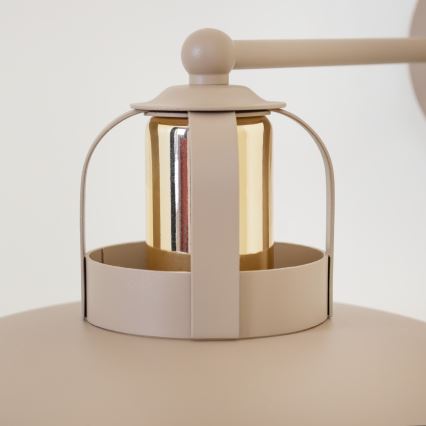 Brilagi - LED Vägglampa FLAMENGO 1xE27/60W/230V beige