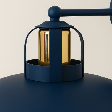 Brilagi - LED Vägglampa FLAMENGO 1xE27/60W/230V blå