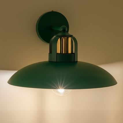 Brilagi - LED Vägglampa FLAMENGO 1xE27/60W/230V grön