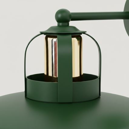 Brilagi - LED Vägglampa FLAMENGO 1xE27/60W/230V grön