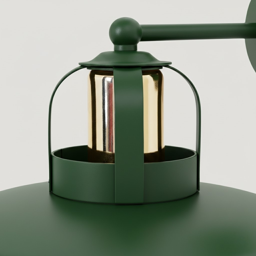 Brilagi - LED Vägglampa FLAMENGO 1xE27/60W/230V grön