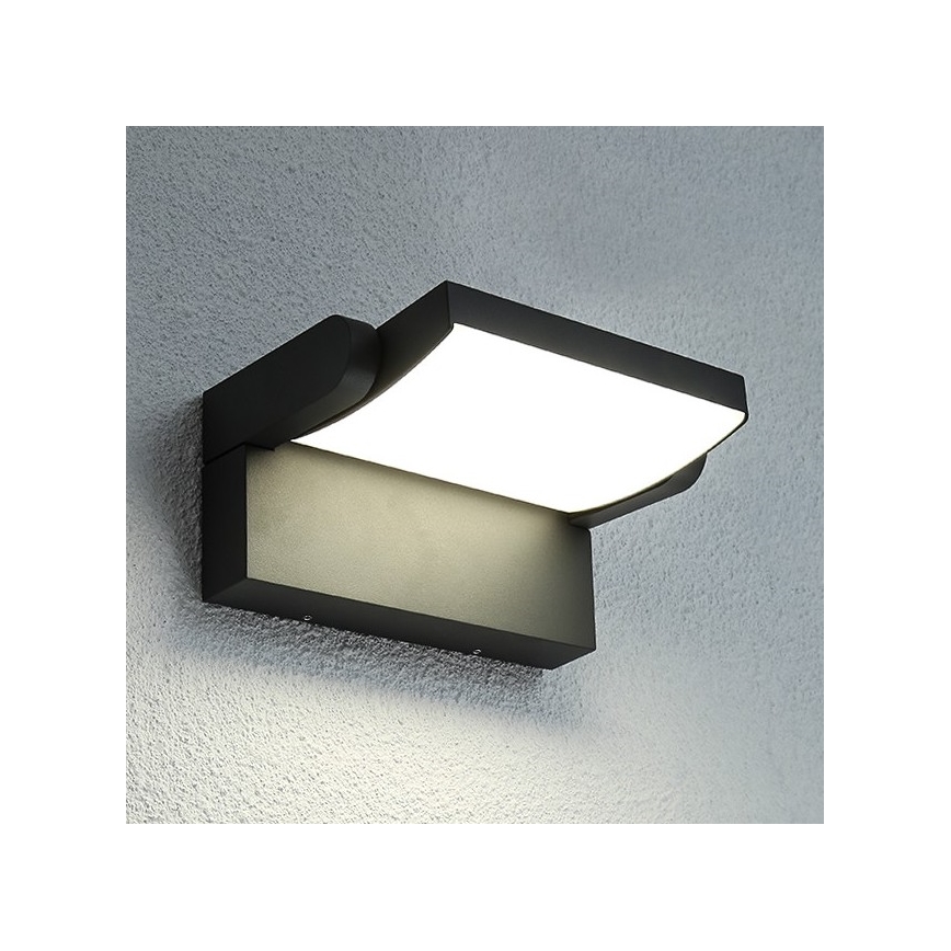 Brilagi - LED vägglampa för utomhusbruk ANKLE LED/18W/230V 3000K IP65 antracit