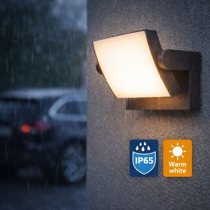 Brilagi - LED vägglampa för utomhusbruk ANKLE LED/18W/230V 4000K IP65 antracit