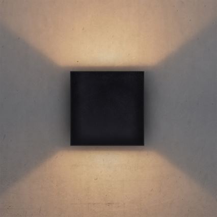 Brilagi - LED vägglampa för utomhusbruk CUBE LED/6W/230V IP54