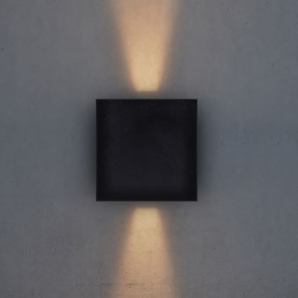 Brilagi - LED vägglampa för utomhusbruk CUBE LED/6W/230V IP54