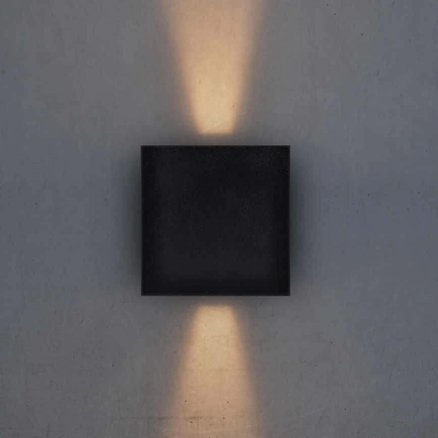 Brilagi - LED vägglampa för utomhusbruk CUBE LED/6W/230V IP54