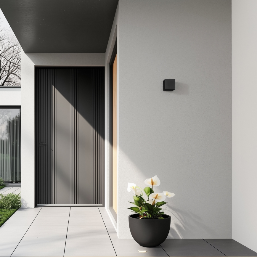 Brilagi - LED vägglampa för utomhusbruk CUBE LED/6W/230V IP54