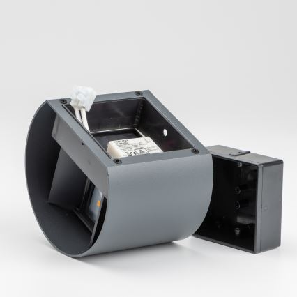 Brilagi - LED vägglampa för utomhusbruk RONDO LED/6W/230V antracit IP54