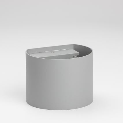 Brilagi - LED vägglampa för utomhusbruk RONDO LED/6W/230V grå IP54