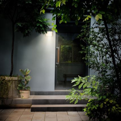 Brilagi - LED vägglampa för utomhusbruk TERNI LED/12W/230V svart IP44