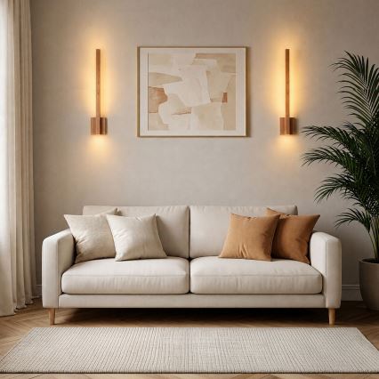 BRILAGI - LED vägglampa GARDALINE LED/90W/230V 100 cm ek