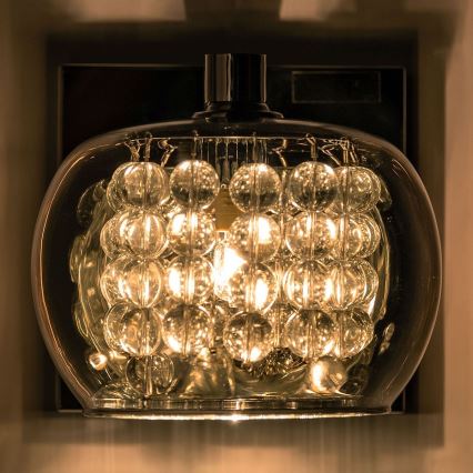 Brilagi - LED Vägglampa i kristall JEWEL 1xG9/42W/230V