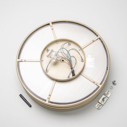 Brilagi - LED Vägglampa i kristall VELURE 5xE14/40W/230V guld