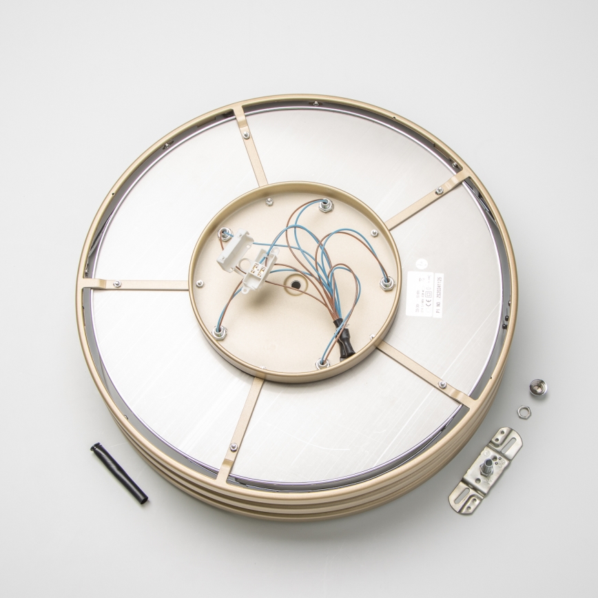 Brilagi - LED Vägglampa i kristall VELURE 5xE14/40W/230V guld